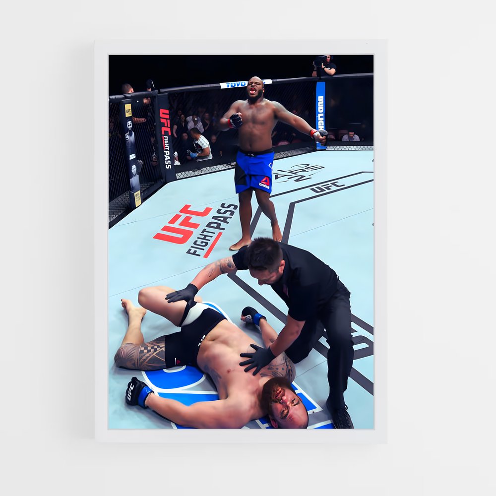 Poster Derrick lewis duel – affiche MMA (vue 3)